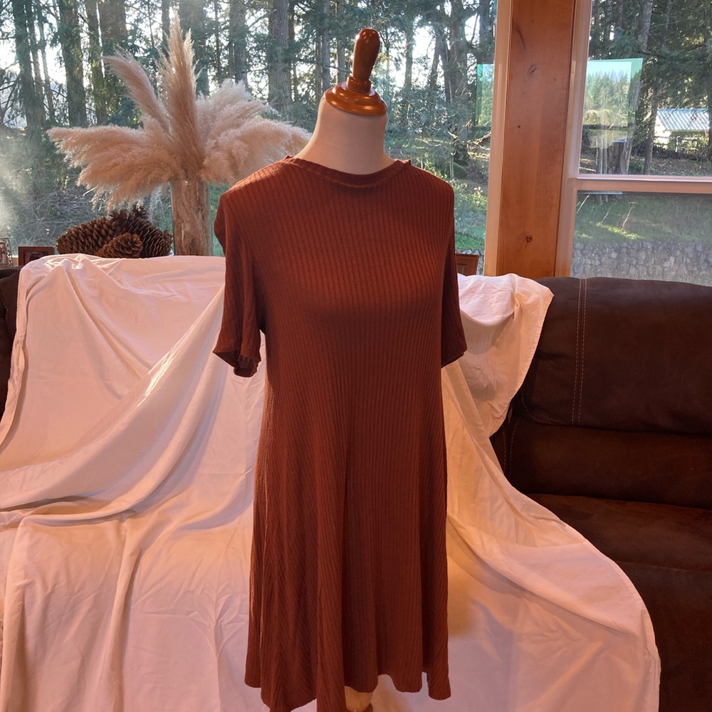Rust colored dress